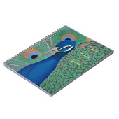 Blue Peacock Spiral notebook Notitieboek (Linkerzijde)