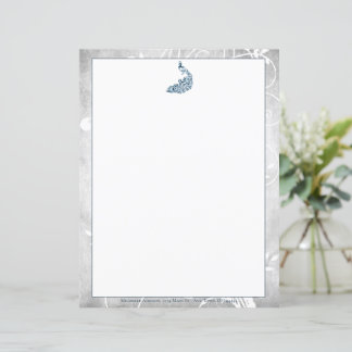 Blue Peacock Stationery