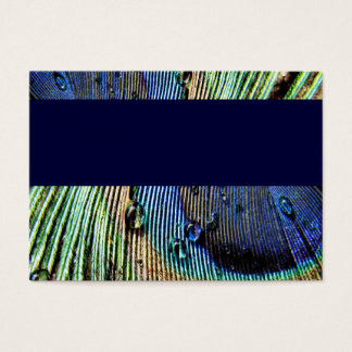 Blue Peacock Visitekaartje