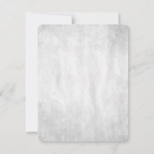 Blue Peacock Wedding RSVP Kaart (Achterkant)