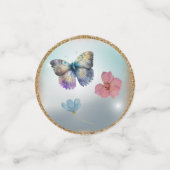 Blue Pearl Butterfly Confetti (Kleine voorkant)