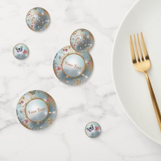 Blue Pearl Butterfly Confetti (Groep)