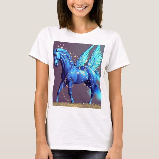 blue pegasso t-shirt (Voorkant)