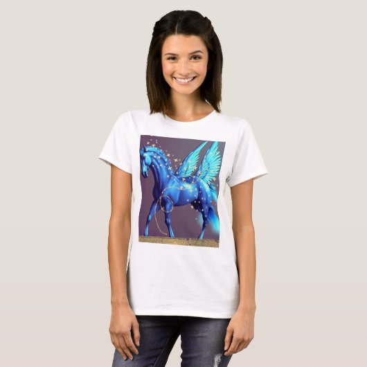 blue pegasso t-shirt (Voorkant volledig)
