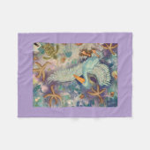 blue pelican fleece deken (Voorkant (Horizontaal))