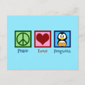 Blue Penguin Briefkaart (Voorkant)