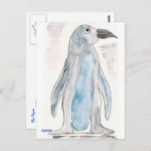 Blue Penguin Briefkaart (Voorkant / Achterkant)