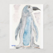 Blue Penguin Briefkaart (Voorkant)