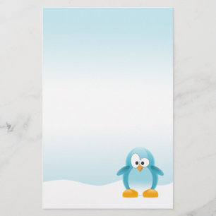 Blue Penguin Briefpapier