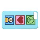 Blue Penguin Case-Mate iPhone Case (Achterkant (Horizontaal))