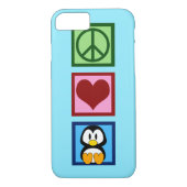 Blue Penguin Case-Mate iPhone Case (Achterkant)
