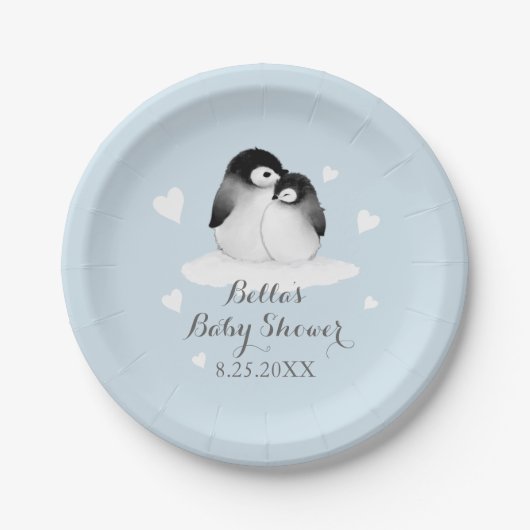 Blue Penguin Paper Bord (Voorkant)