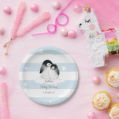 Blue Penguin Paper Borden Papieren Bordje (Feest)