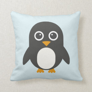 Blue Penguin Pillow Kussen