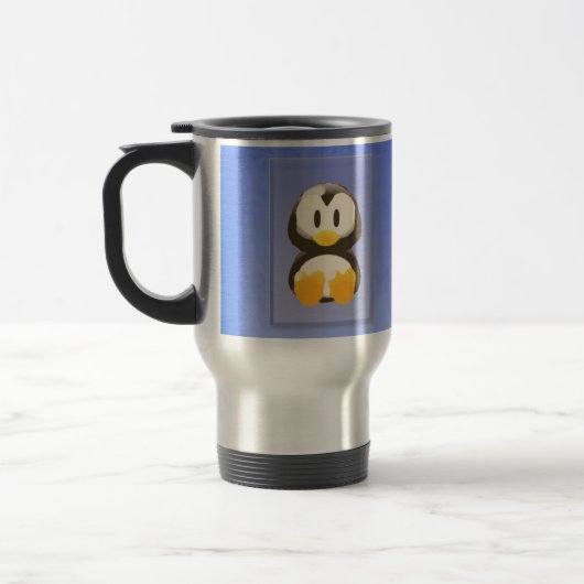 Blue Penguin Travel Mug Reisbeker (Links)