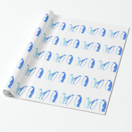 Blue Penguin Trio Cadeaupapier