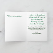 Blue Pentacle Royale Kaart (Binnen)