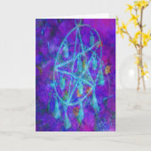 Blue Pentacle Royale Kaart (Gele Bloem)