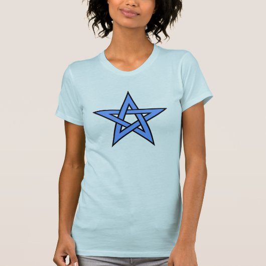 Blue Pentagram T-shirt (Voorkant)