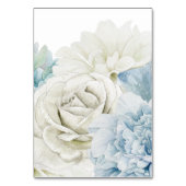 Blue Peonies Wedding Kaart (Achterkant)