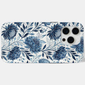 Blue Peony Garden Watercolor Case-Mate iPhone Case (Achterkant (horizontaal))