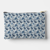 Blue Peony Garden Watercolor Etui (Achterkant)