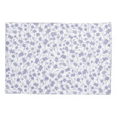 Blue Periwinkle Custom Background Color Pillowcase Kussensloop (Achterkant)