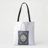 Blue Persian Rug with Mashallah text.  Tote Bag (Voorkant)