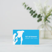 Blue Pet Boutique cat dog bird rabbit fish Vet Visitekaartje (Staand voorkant)