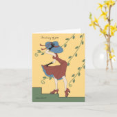 Blue Pet Note Kaart (Gele Bloem)