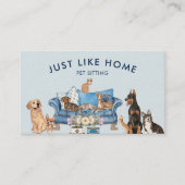 Blue Pet Sitting Service-Visitekaartje Visitekaartje (Voorkant)