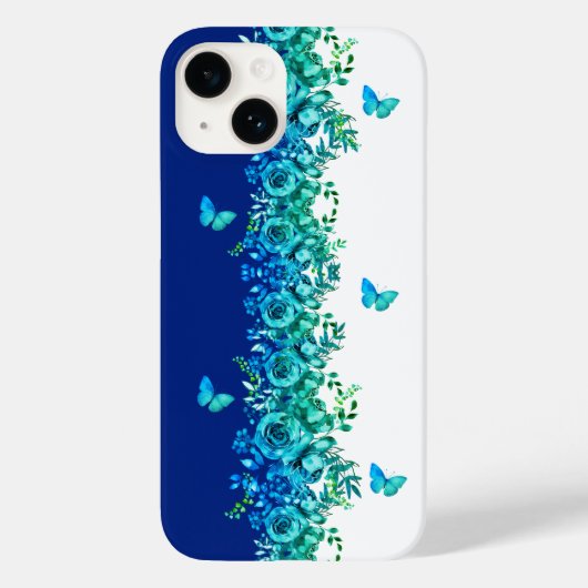 Blue Petal Symphony Hoesje (Achterkant)