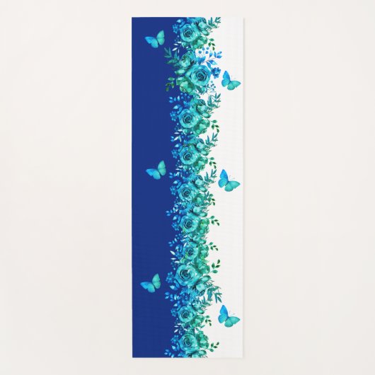 Blue Petal Symphony  Yogamat (Voorkant)
