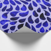 Blue Petals Cadeaupapier (Hoek)