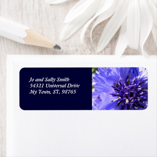 Blue Petals Etiket (Insitu)