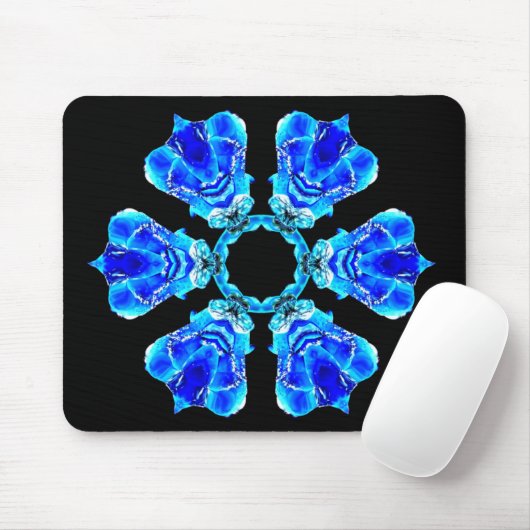 Blue Petals Muismat (Met muis)