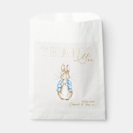 Blue Peter het Konijn Baby shower Dank u Bedankzakje
