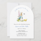 Blue Peter Rabbit Baby Boy Shower Kaart (Voorkant)