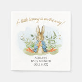 Blue Peter Rabbit Baby shower Servet (Voorkant)