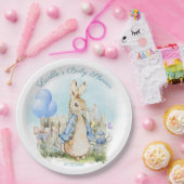 Blue Peter Rabbit Baby shower servies Papieren Bordje (Feest)