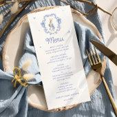 Blue Peter Rabbit Boy Baby shower Menu