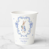 Blue Peter Rabbit Boy Baby shower Papieren kopjes Bekers (Voorkant)