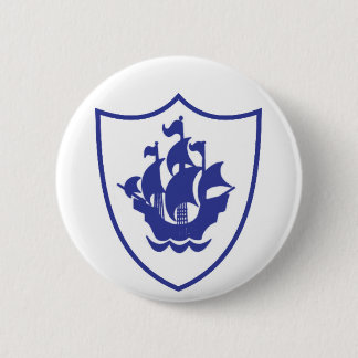 Blue Peter Shield Badge Ronde Button 5,7 Cm