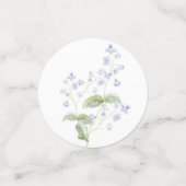 Blue Peter the Rabbit Monogram Crest Baby shower Confetti (Kleine voorkant)