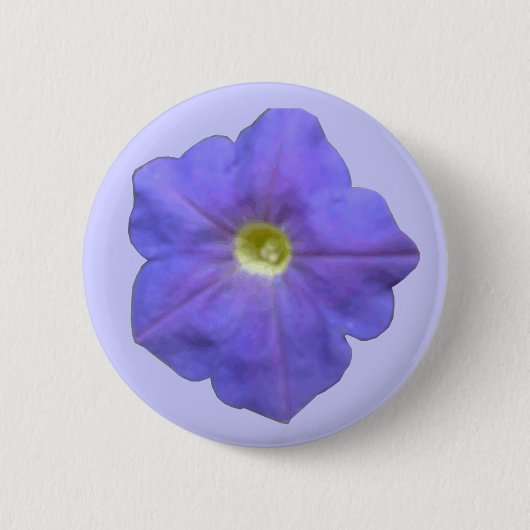Blue Petunia Button (Voorkant)
