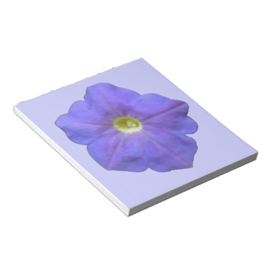 Blue Petunia-laptop Notitieblok (Schuin)