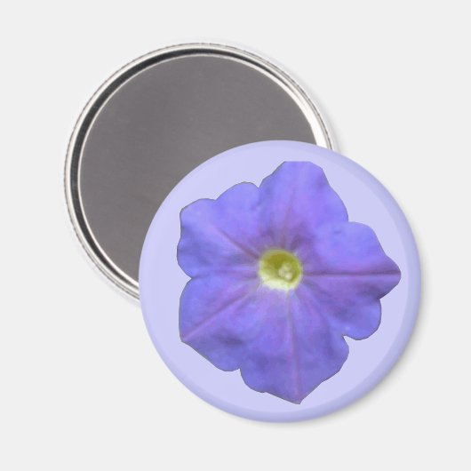 Blue Petunia Magnet (Voorkant / Achterkant)