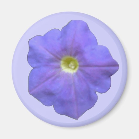 Blue Petunia Magnet (Voorkant)