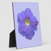 Blue Petunia Plaque Fotoplaat (Zijkant)