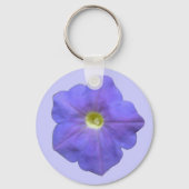 Blue Petunia Sleutelhanger (Voorkant)